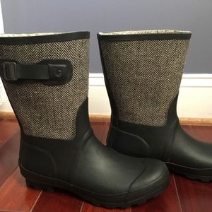 Classic Mid Cafe Racer Herringbone Waterproof Rain